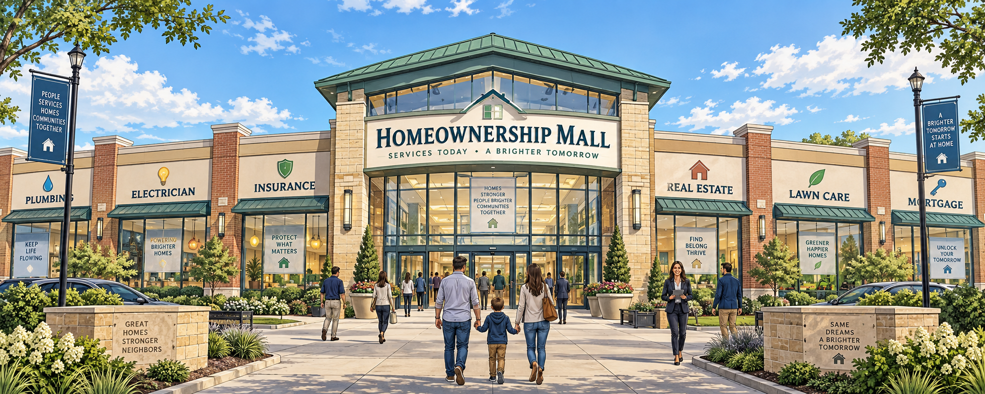 HomeOwnership Mall, a welcoming marketplace of independent home-service professionals